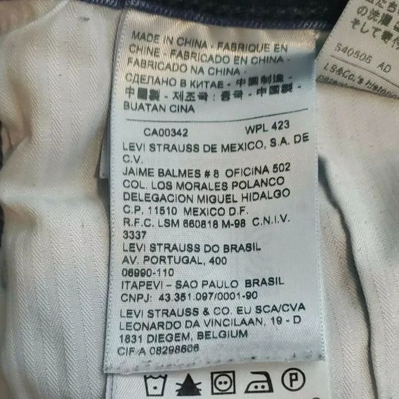 Levi's Women's Demi-Curve Low Rise Skinny Dark Wash Blue Jeans Size 11 - Picture 7 of 11